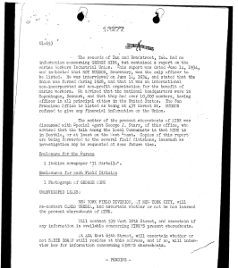 George Mink FBI file