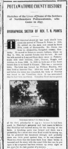 Thomas Points biography