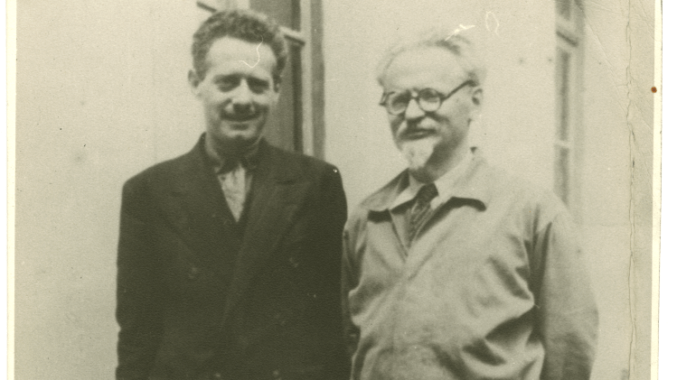 Herbert Solow and Leon Trotsky